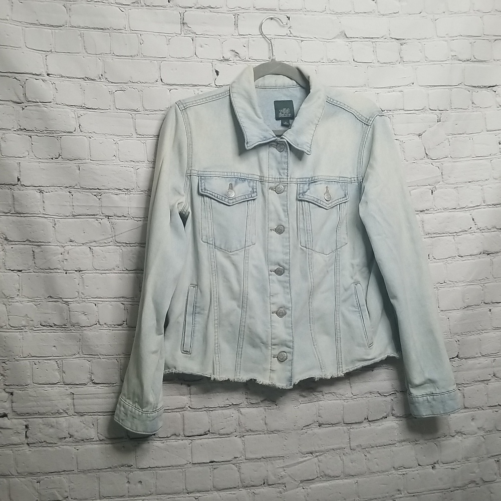 Wild Fable Denim Cropped Jacket Medium